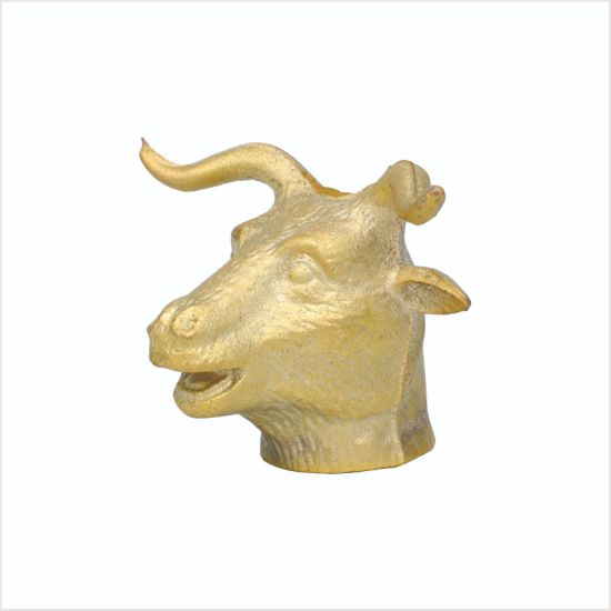 Enfeites de cervos dourados de ferro explosivo para sala de estar, flores decorativas, artesanato, presentes criativos de metal