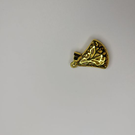 Colar com pingente retangular em relevo personalizado, corrente de latão banhado a ouro real 18K, textura gravada, colar com pingente quadrado de flor